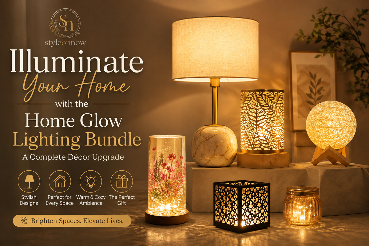 Illuminate Your Home with the Home Glow Lighting Bundle - A Complete Décor Upgrade Styleonnow Illuminate Your Home with the Home Glow Lighting Bundle - A Complete Décor Upgrade