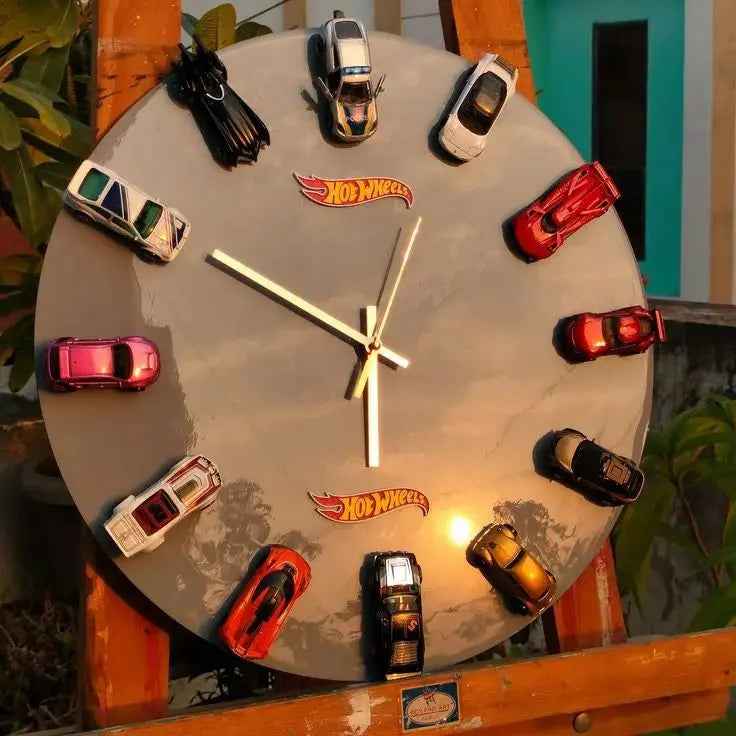 Rev Up Your Space with the Hot Wheels Wall Clock – Stylish Race-Inspired Decor!