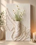 Handcrafted 3D Floral Wall Art – Elevate Your Space with Sculpted Elegance